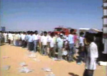 Campo de refugiados na Jordânia