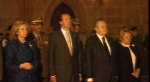 Don Juan Carlos no Mosteiro da Batalha