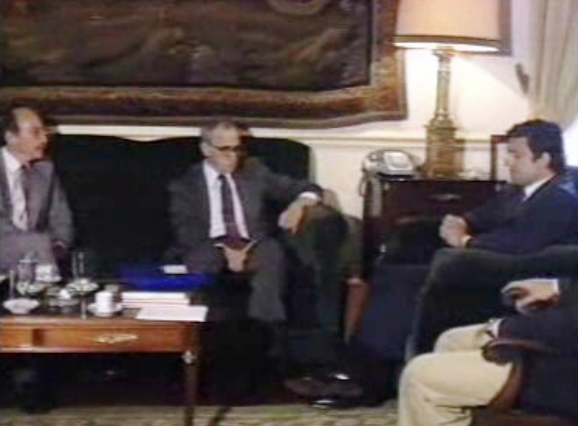 Encontro de Durão Barroso com Herman Cohen