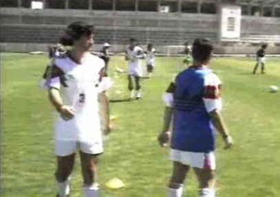 Futebol: treino da selecção nacional