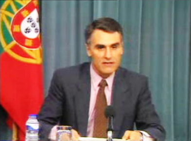 Conferência de imprensa de Cavaco Silva