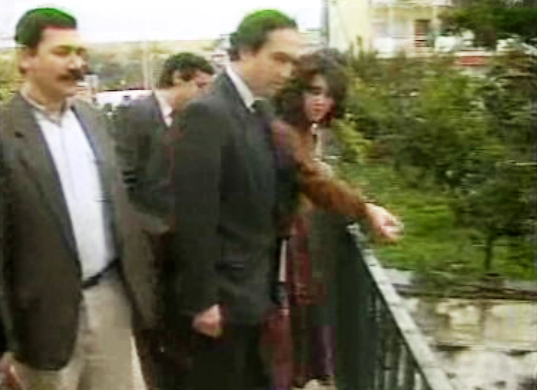 Carlos Carvalhas em campanha eleitoral em Torres Novas