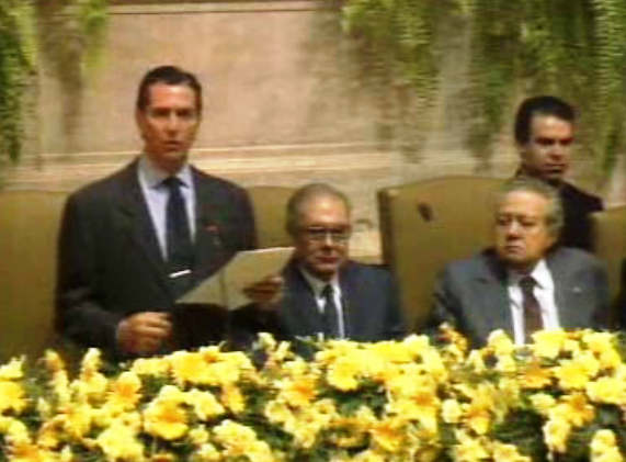 Collor de Melo na Assembleia da República