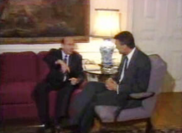 reunião de Cavaco Silva com Manfred Worner