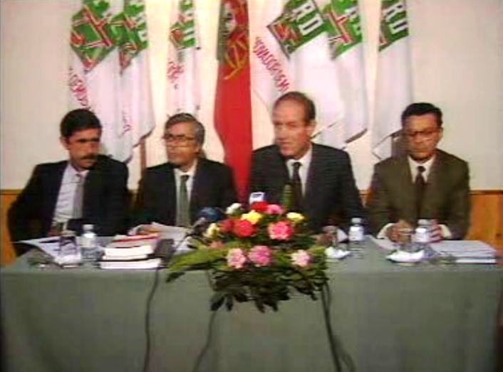 Conferência de imprensa do PRD