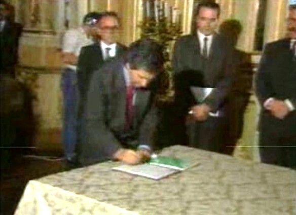 Assinatura do Pacto Social 1991