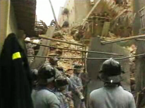 Queda de prédio em Lisboa