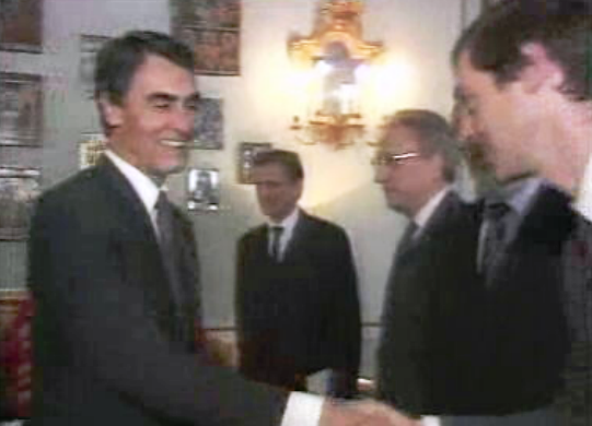 Encontro de Cavaco Silva com os embaixadores da CEE