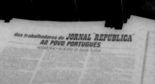 Protesto no jornal “República”