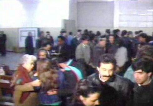 Chegada de portugueses repatriados de Israel