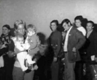 Chegada de refugiados de Angola