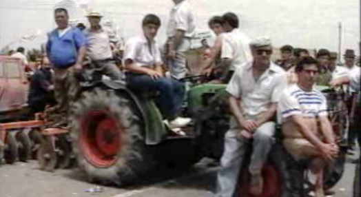 Agricultores em protesto