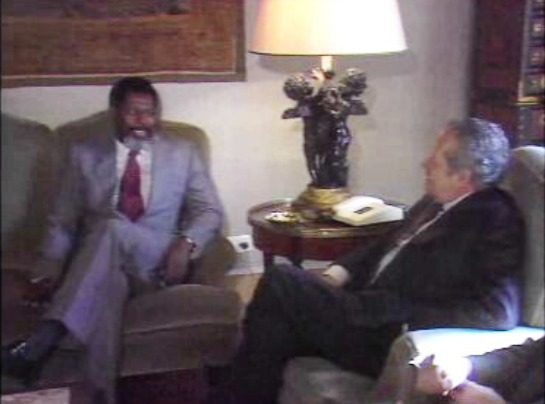 Mário Soares recebe Rui Mingas e Paulo Mango Alicerces