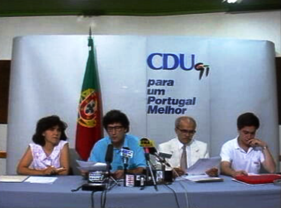 Conferência de imprensa da CDU