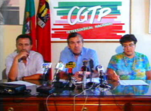 Conferência de imprensa da CGTP