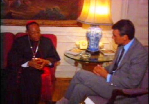 Conferência de imprensa de D. Alexandre do Nascimento