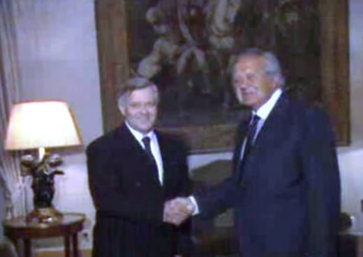 Visita de Milan Kucan a Portugal