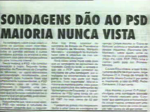 Sondagens para as legislativas