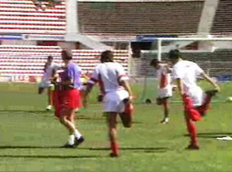 Futebol: treino do Gil Vicente e do Benfica