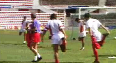 Futebol: treino do Gil Vicente e do Benfica