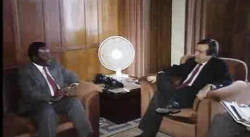 Encontro de António Guterres com Pascoal Mocumbi e Van Dunem “Loy”