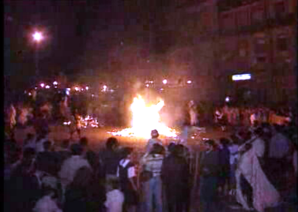 Ritual da queima do Judas