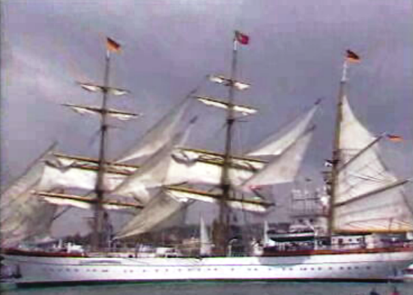 Embarcações no rio Tejo