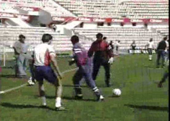 Futebol: treino do SL Benfica