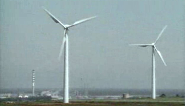 Inauguração de estação de energia eólica