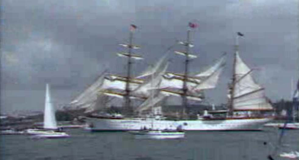 A “Sagres” na regata Lisboa-Cádiz