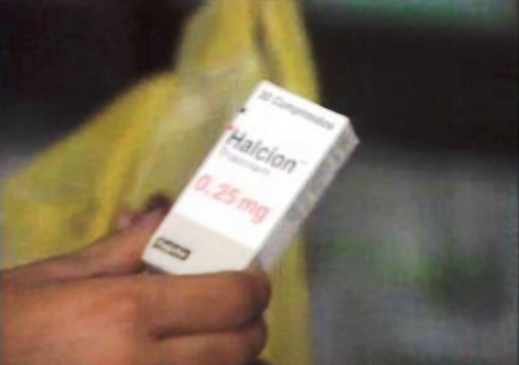 Suspensão do sonífero Halcion