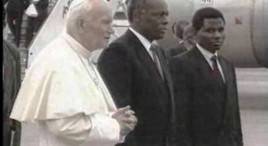 Partida de Angola do Papa João Paulo II