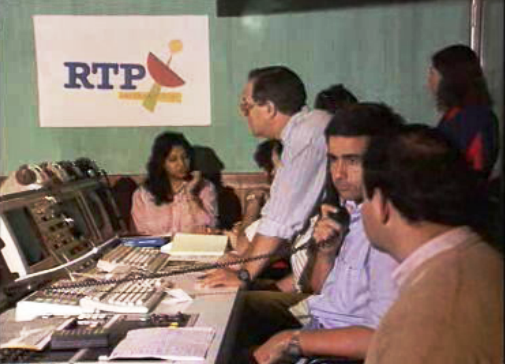 Primeira emissão da RTP Internacional