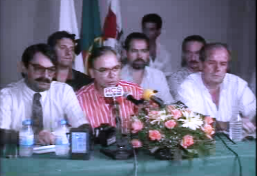 Conferência de imprensa de António Boronha