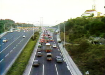 Problemas nos acessos da Ponte 25 de Abril