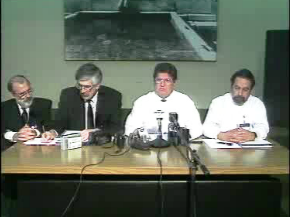 Conferência de imprensa dos administradores do Hospital de Évora