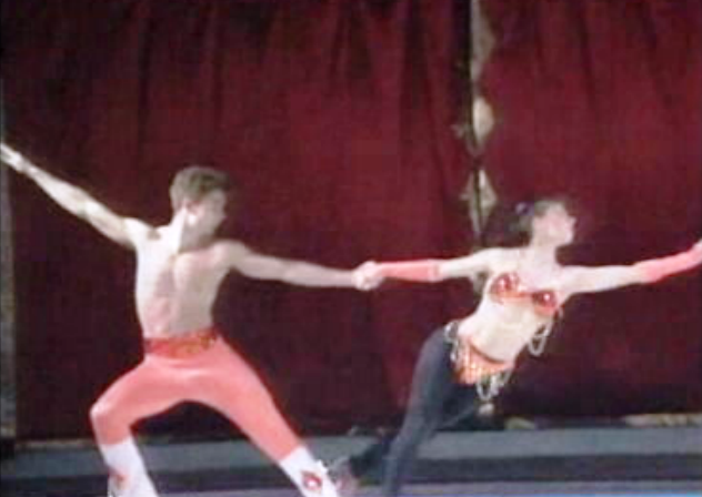 Circo de patinagem no gelo