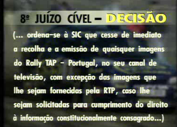 Processo da RTP contra SIC