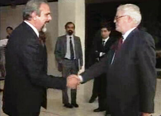 Reunião entre Bruce Millan e Valente de Oliveira