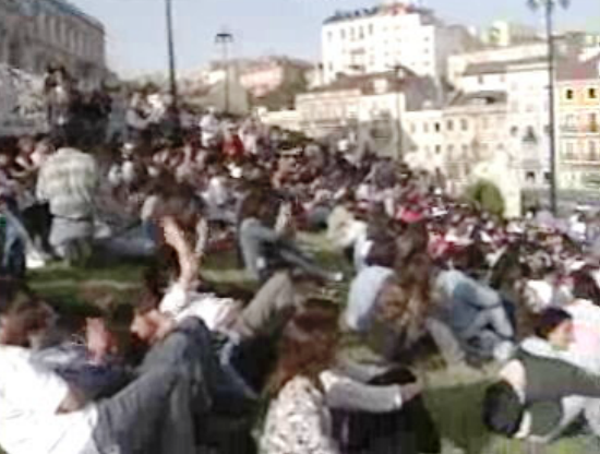 Manifestação de estudantes