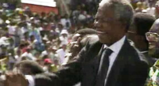 Visita de Nelson Mandela ao Botswana