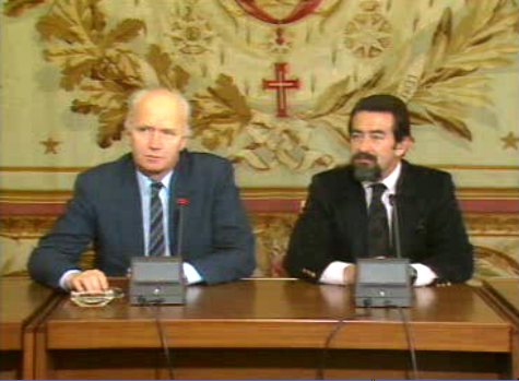 Visita de Thorvald Stoltenberg a Portugal