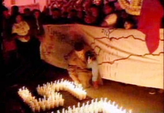 Manifestação a favor de Timor-Leste