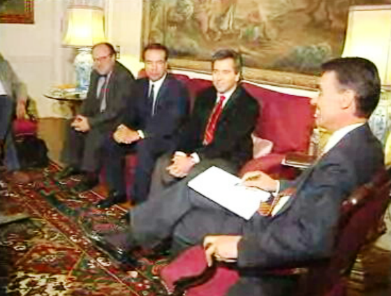 Reunião de Cavaco Silva com a CGTP e a UGT