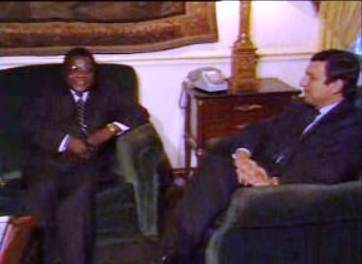 Encontro entre Dhlakama e Durão Barroso