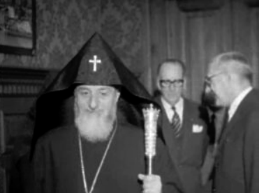 Marcelo Caetano recebe Vazgen I da Arménia