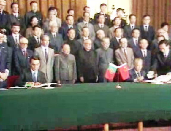 Visita de Cavaco Silva à China