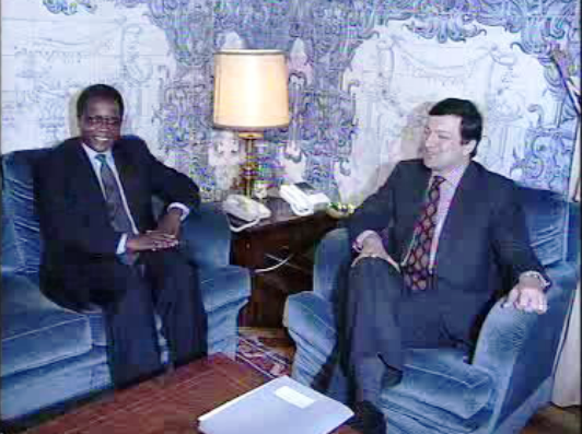 Visita de Afonso Dhlakama a Portugal