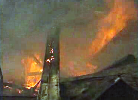 Incêndio no hipermercado Makro