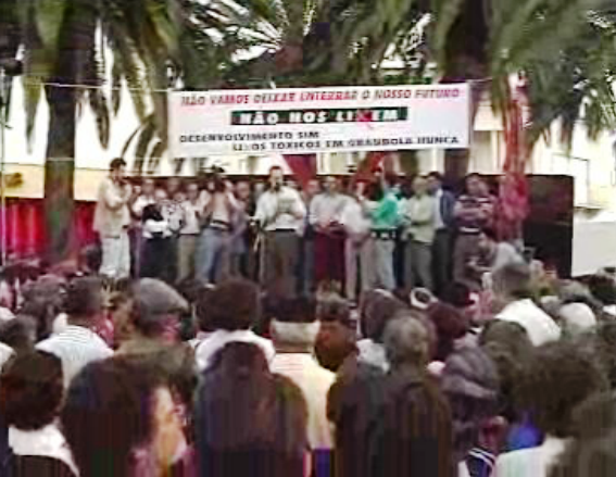 Manifestação popular em Grândola